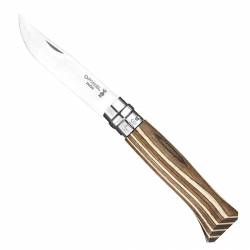 Opinel Inox No.8 Laminate Brown 002388