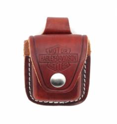 Θήκη Zippo Harley Davidson HDP4 Leather Pouch With Loop Brown