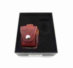 Θήκη Zippo Harley Davidson HDP4 Leather Pouch With Loop Brown