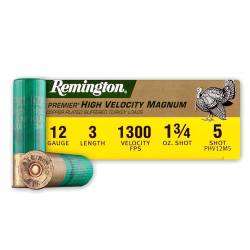 Remington 28024 Premier® High Velocity Magnum 3in Copper Plated PHV12M5