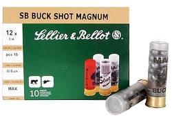 Sellier & Bellot SB Buckshot Magnum Δράμια C12 - 15βολα