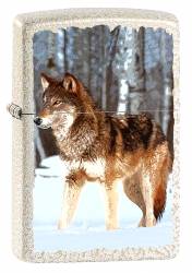 Zippo GR9063 Wolf in Snowy Forest