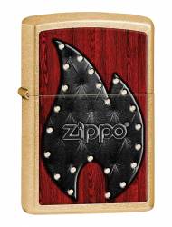 Zippo 28832 Leather Flame