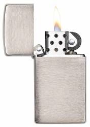 Zippo 1600 Slim Matt Chrome