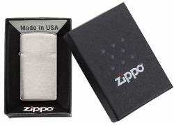 Zippo 1600 Slim Matt Chrome