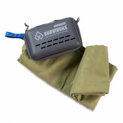Πετσέτα Προσώπου Microfiber Survivors Light Gear Green 01564