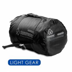 Υπνόσακος Survivors Light Gear Μαύρο 02417-3