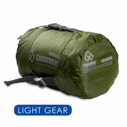Υπνόσακος Survivors Light Gear Λαδί 02417-2
