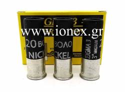 ΣIGMA 20βολα Nickel 3in Magnum