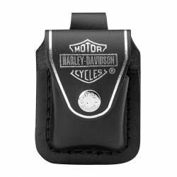 Θήκη Zippo Harley Davidson HDP6 Leather Lighter Pouch With Loop Black