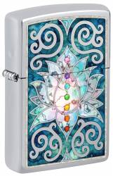 Zippo 48592 Lotus Flower Design