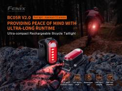 Fenix Φακός Ποδηλάτου USB BC05R V2.0