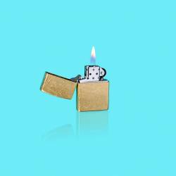 Zippo 48267 Regular Street Brass