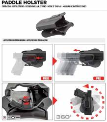 Umarex Holster Paddle P99 & CP99 3.1598 360°
