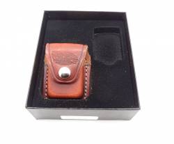 Θήκη Zippo Harley Davidson HDP3 Leather Pouch With Loop Brown