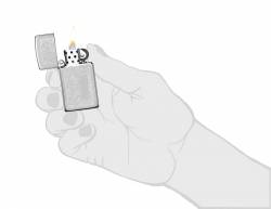 Zippo 1652 Slim Chrome Venetian