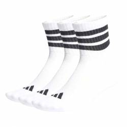 Adidas 3Stripes Cushioned Sportswear Mid Cut Socks 3Pair Pack JZ0529