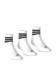 Adidas 3Stripes Cushioned Sportswear Mid Cut Socks 3Pair Pack JZ0529