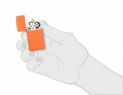 Zippo 1631 Slim Orange Matte Design