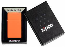 Zippo 1631 Slim Orange Matte Design