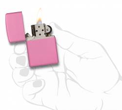 Zippo 238 Regular Pink Matte Design