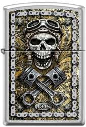 Zippo ΠΡ1020 Rick Rietveld Steampunk Skull Design 46415