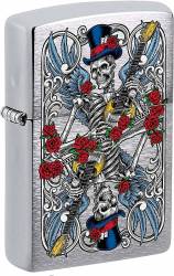 Zippo ΠΡ1089 Skeleton Card Design 200
