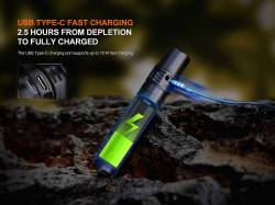 Fenix Φακός Επαναφορτιζόμενος USB PD36R V2.0
