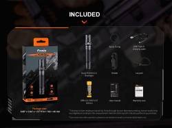 Fenix Φακός Επαναφορτιζόμενος USB PD36R V2.0