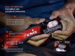 Fenix Φακός Κεφαλής Επαναφορτιζόμενος USB HM65R-T V2.0