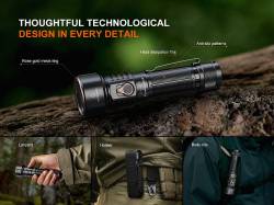 Fenix Φακός Επαναφορτιζόμενος USB LD36R