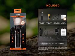 Fenix Φακός Επαναφορτιζόμενος USB LD36R