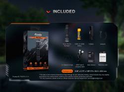 Fenix Φακός Επαναφορτιζόμενος USB TK21R