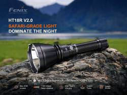 Fenix Φακός Επαναφορτιζόμενος USB HT18R V2.0