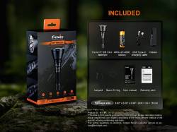 Fenix Φακός Επαναφορτιζόμενος USB HT18R V2.0