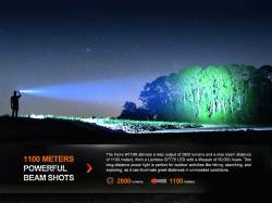 Fenix Φακός Επαναφορτιζόμενος USB HT18R Hunting Kit