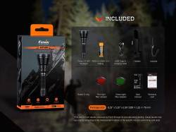 Fenix Φακός Επαναφορτιζόμενος USB HT18R Hunting Kit
