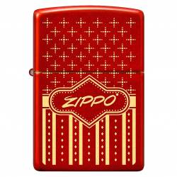 Zippo 48785 Elegant pattern Metallic Red