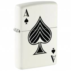 Zippo 48793 Ace of Spades White Matte