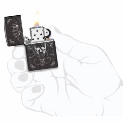 Zippo 46699 Skull King Design 24756