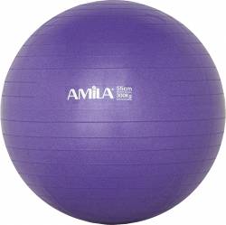 Μπάλα Γυμναστικής Amilla Gymball 55cm Μωβ 95830