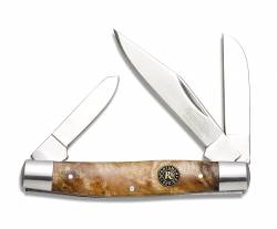 Remington® Sportsman Series Insignia Edition Burl Wood - Large Stockman 19325