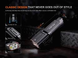 Fenix Φακός Επαναφορτιζόμενος USB TK28R