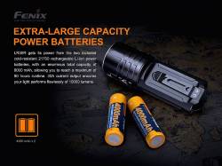 Fenix Φακός Επαναφορτιζόμενος USB LR35R