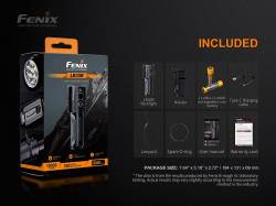 Fenix Φακός Επαναφορτιζόμενος USB LR35R