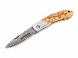 Boker Plus Magnum Caveman Damast 01RY818DAM