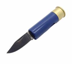 Antonini 1301/C Coltelo Cartuccia "12 GA" Blue