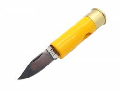 Antonini 1301/C Coltelo Cartuccia "12 GA" Yellow